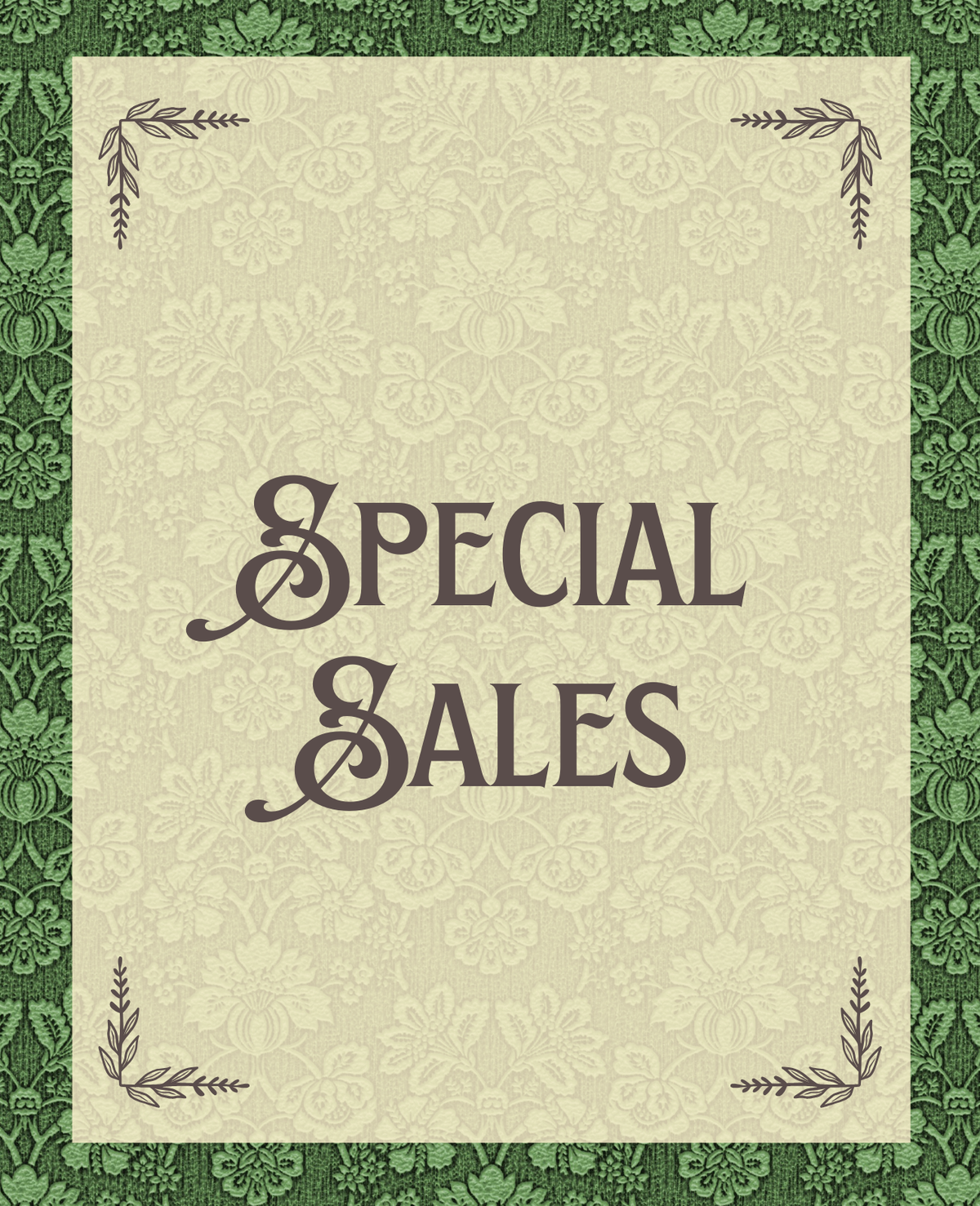 Special Sales