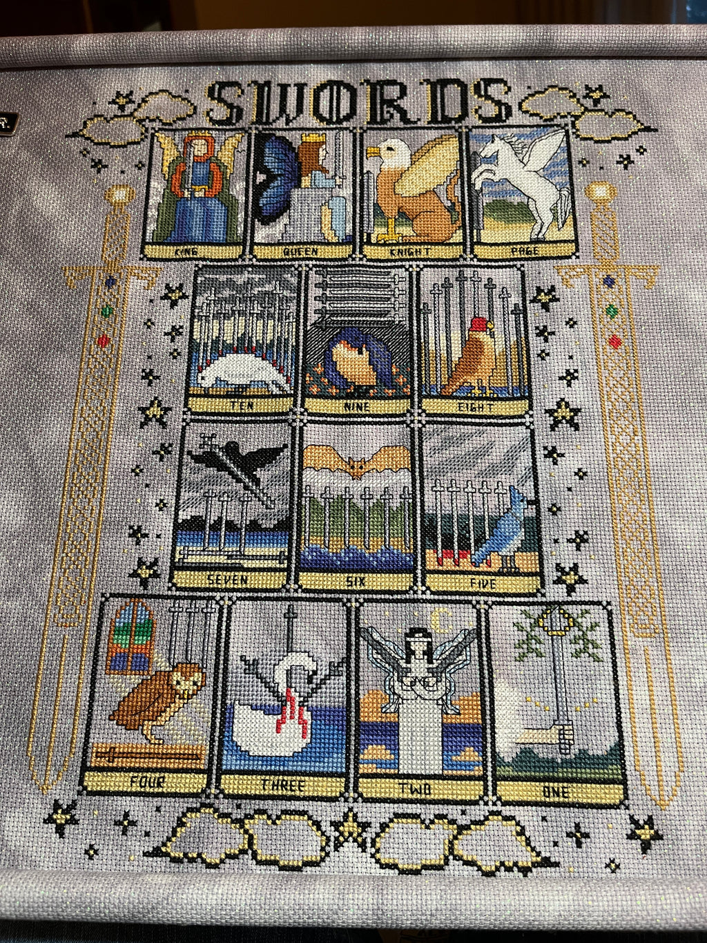 Tarot Swords Stitchalong
