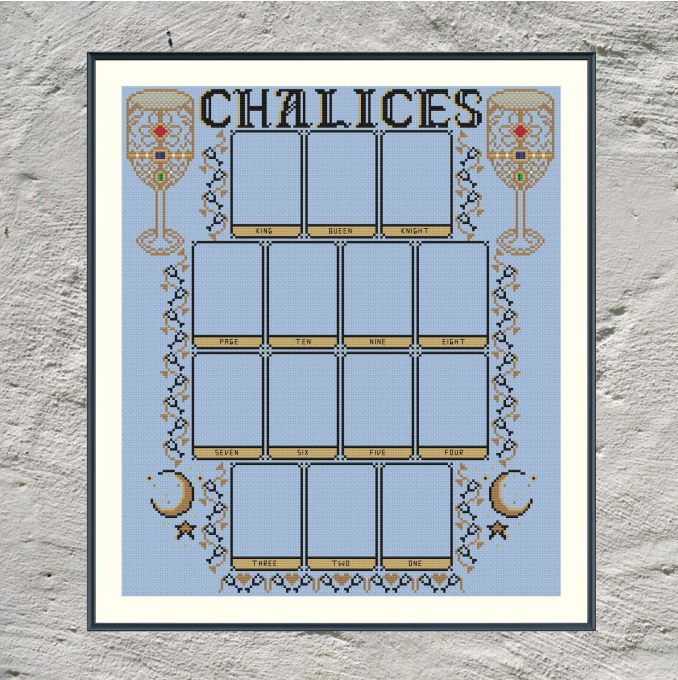 Tarot Cups Stitchalong